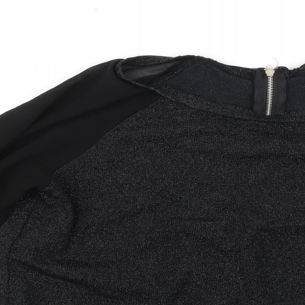 New Look Womens Black   Pullover Jumper Size 10