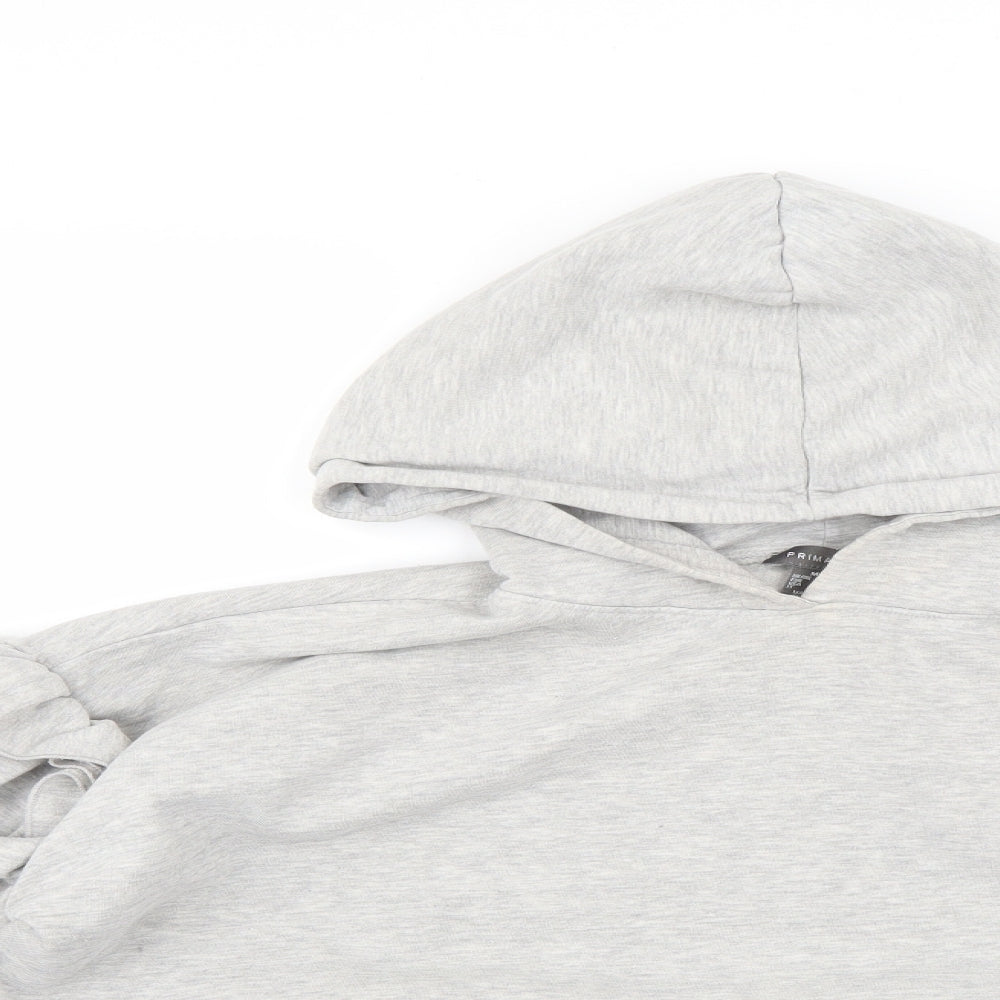 Primark Womens Grey   Pullover Hoodie Size 12
