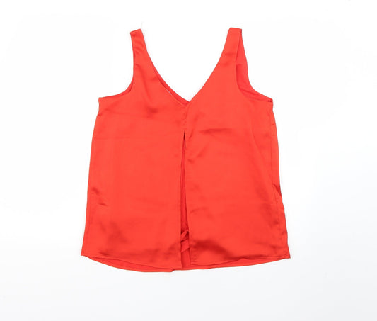 NEXT Womens Orange   Basic T-Shirt Size 10