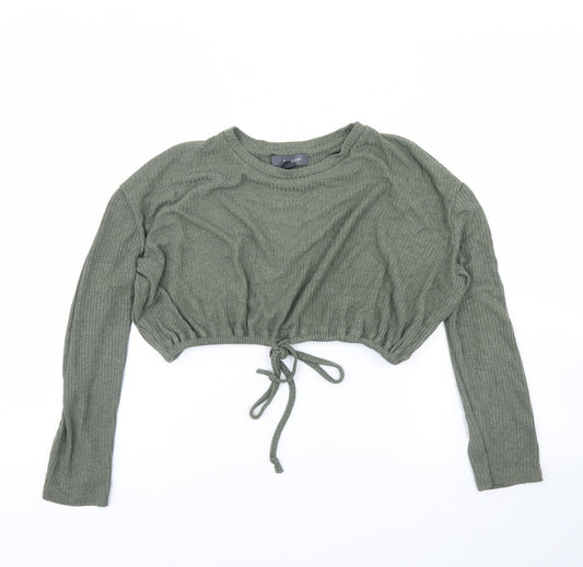 Primark Girls Green   Pullover Jumper Size XS