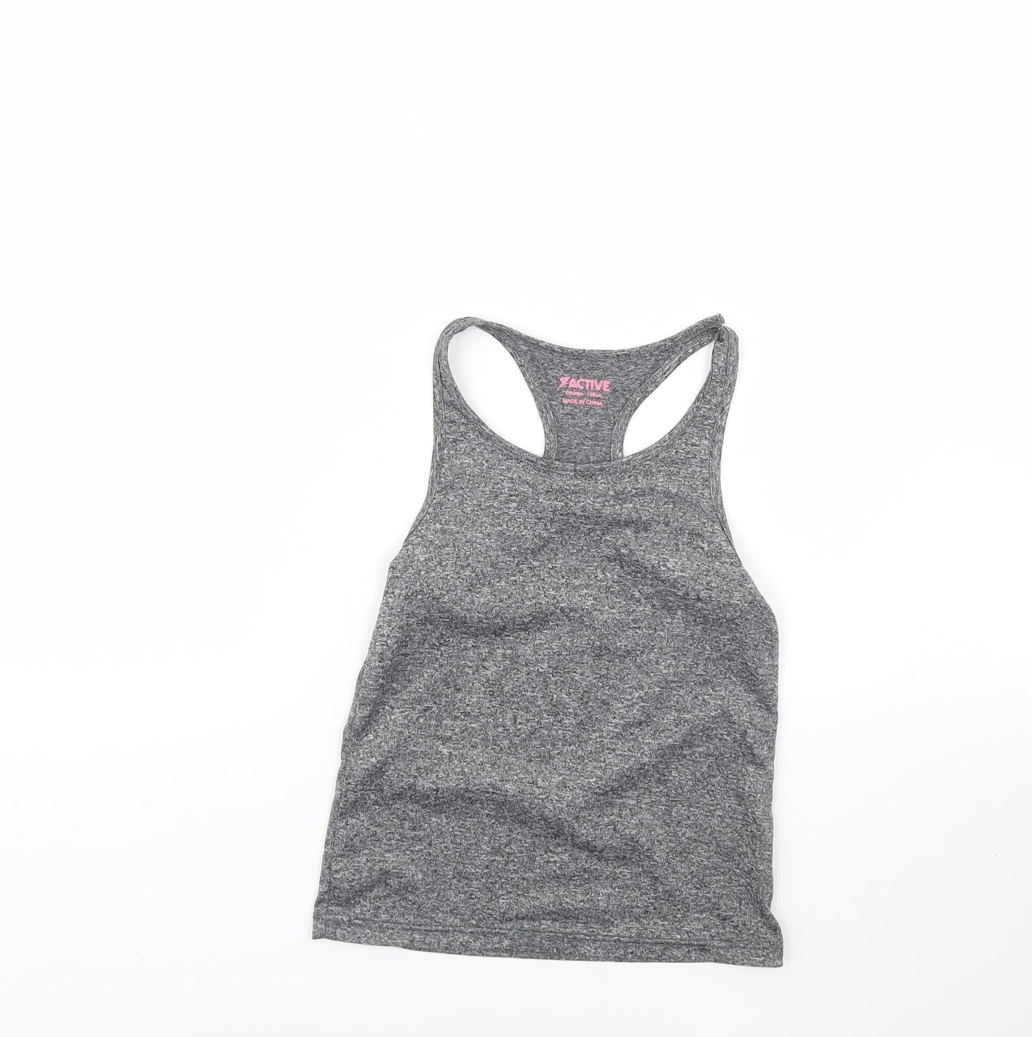 Primark Girls Grey   Basic Tank Size 7 Years