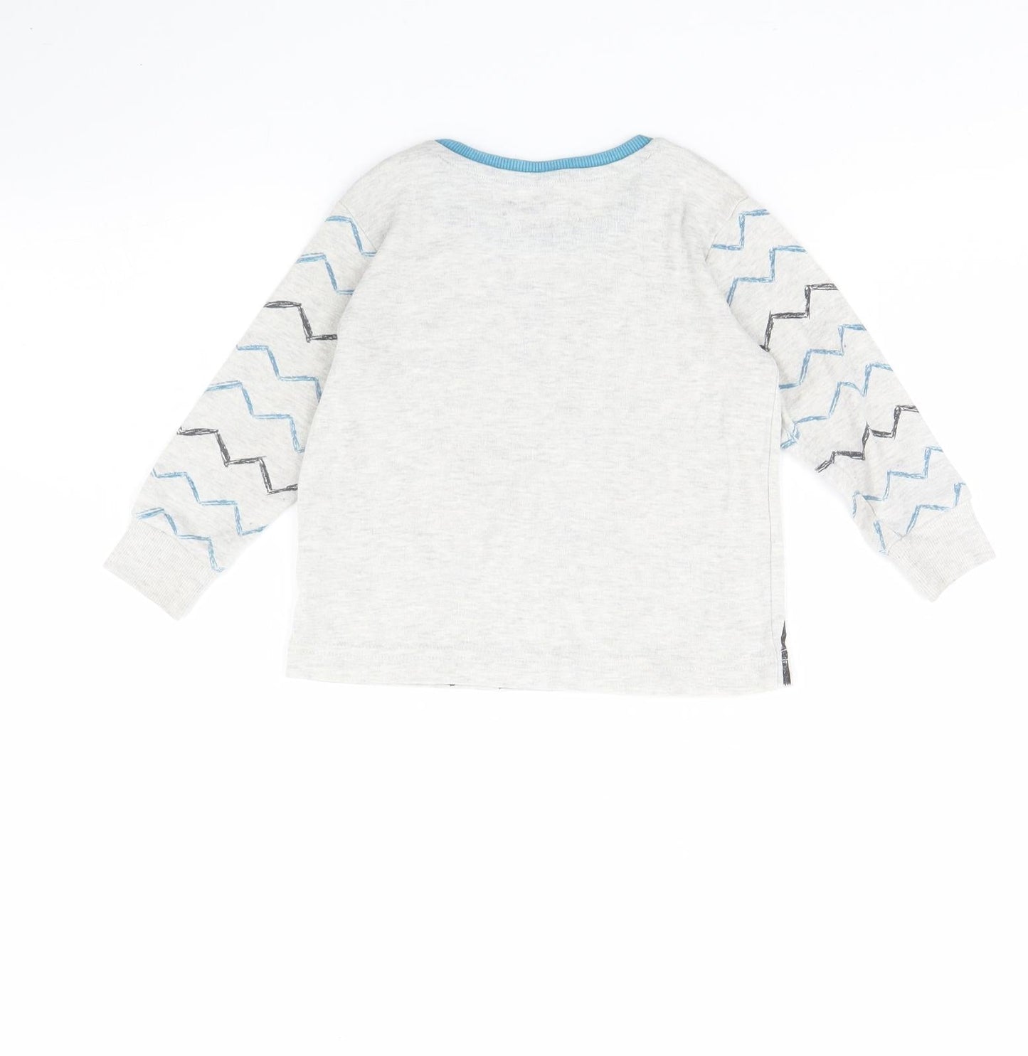 Preworn Baby Grey   Basic T-Shirt Size 12 Months