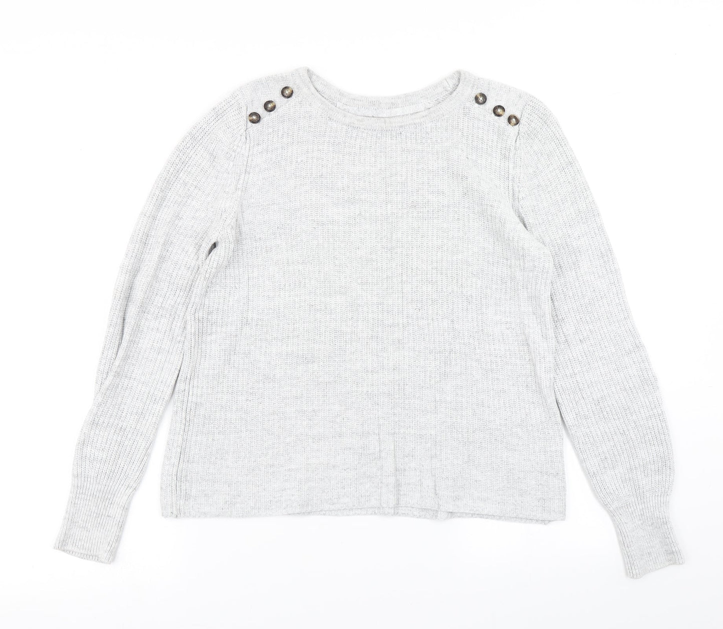 NEXT Womens Grey  Knit Pullover Jumper Size 12