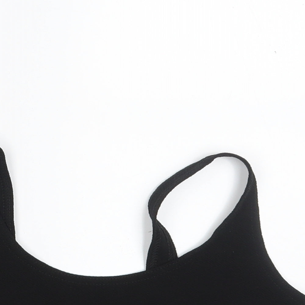 Boohoo Womens Black   Cropped Tank Size 10