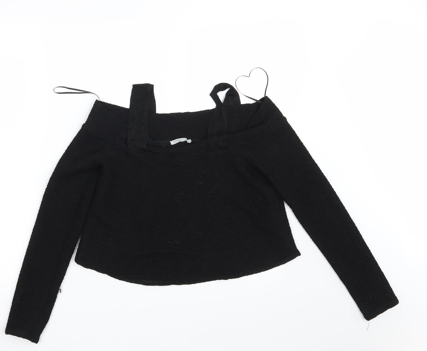 Zara Womens Black   Cropped Tank One Size
