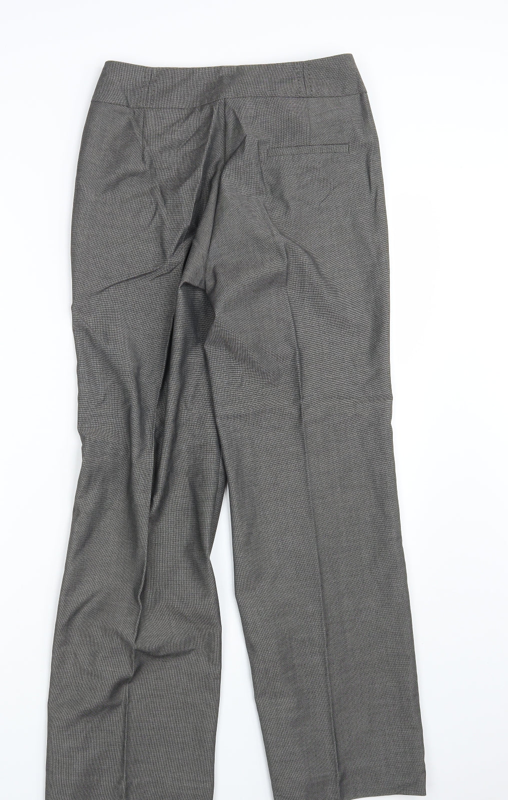 M&S Womens Grey   Dress Pants Trousers Size 8 L29 in