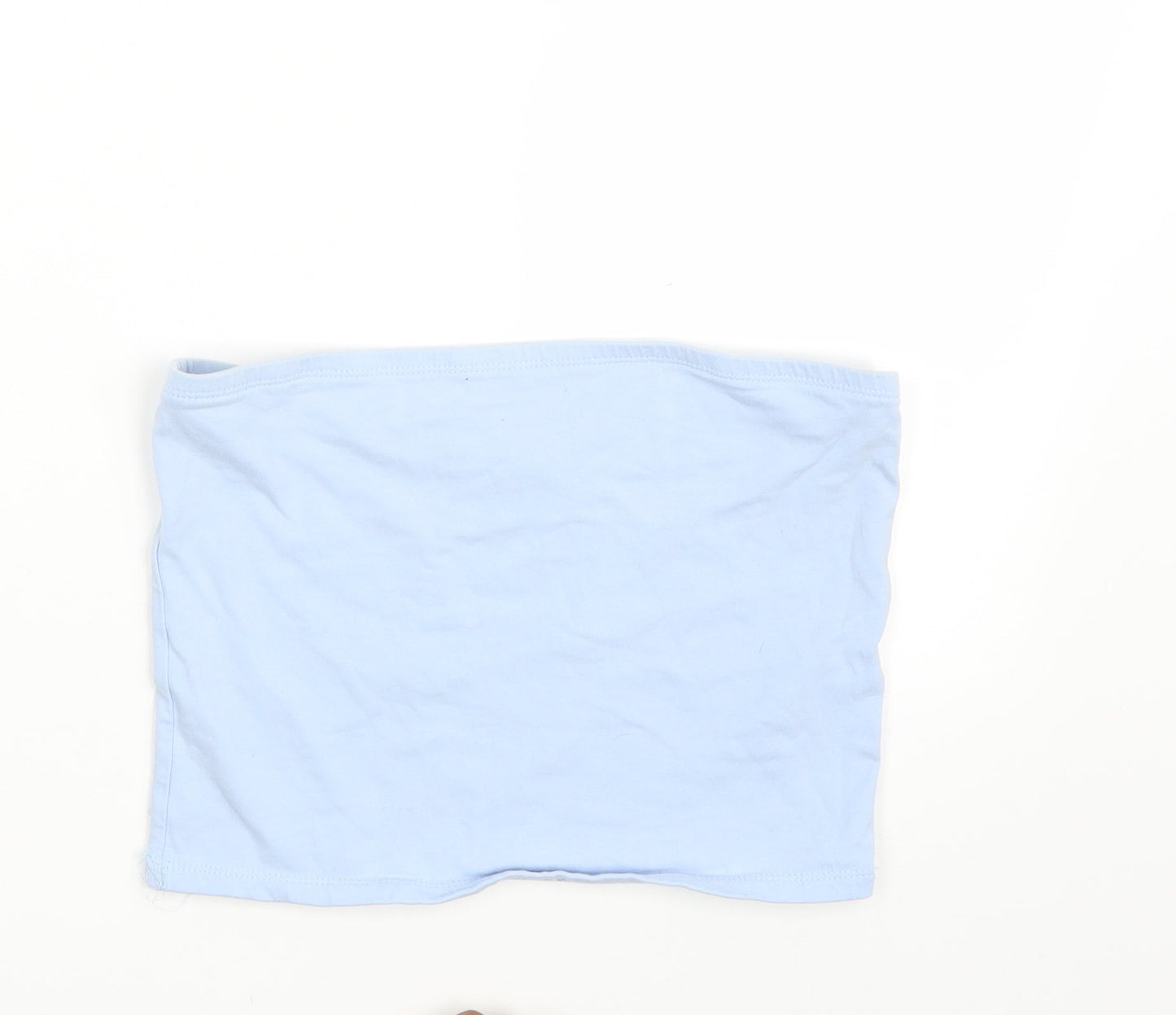 New Look Womens Blue   Cropped Blouse Size M
