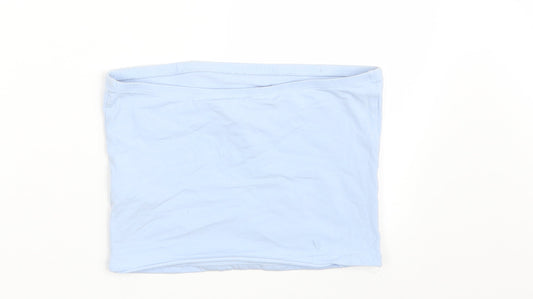 New Look Womens Blue   Cropped Blouse Size M