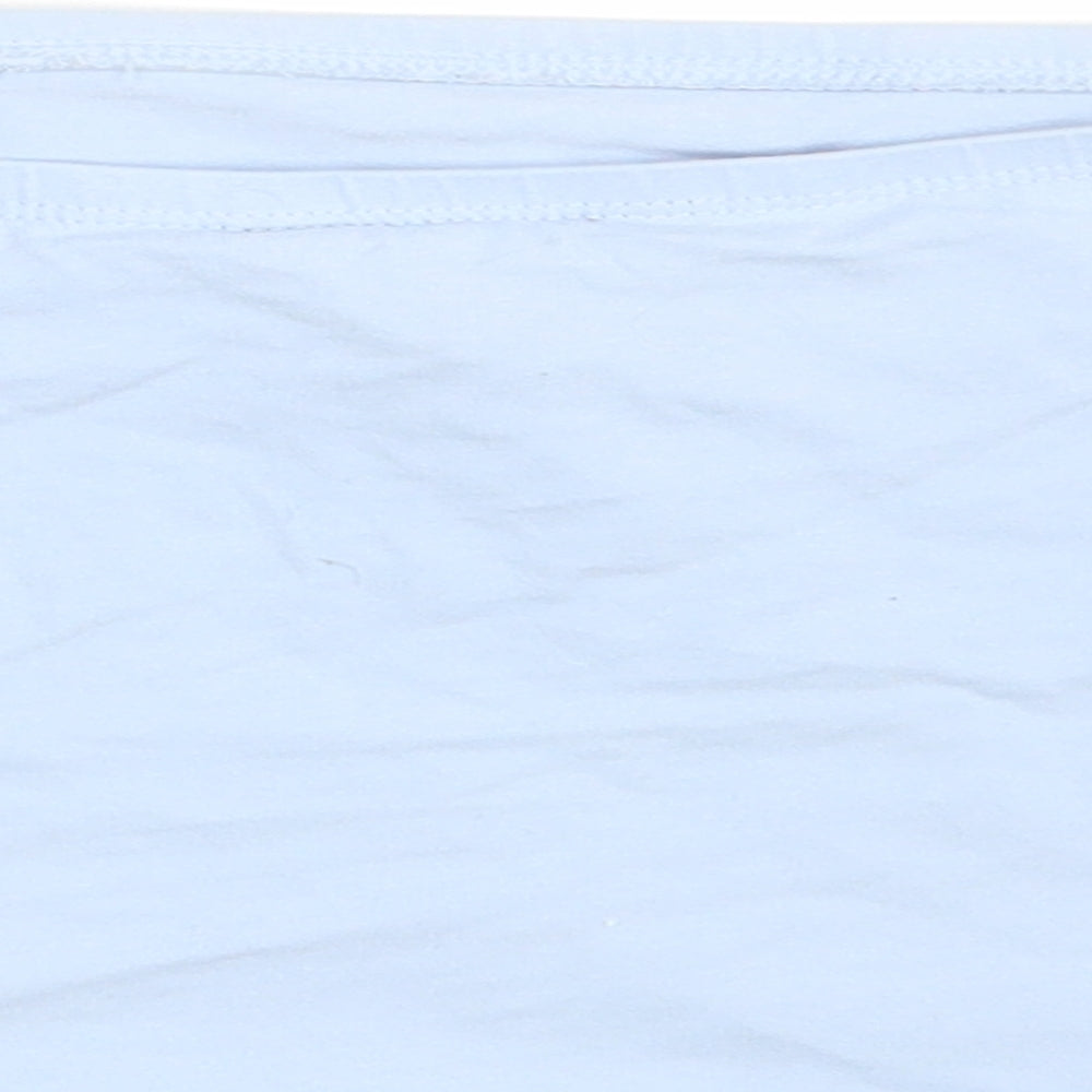 New Look Womens Blue   Cropped Blouse Size M