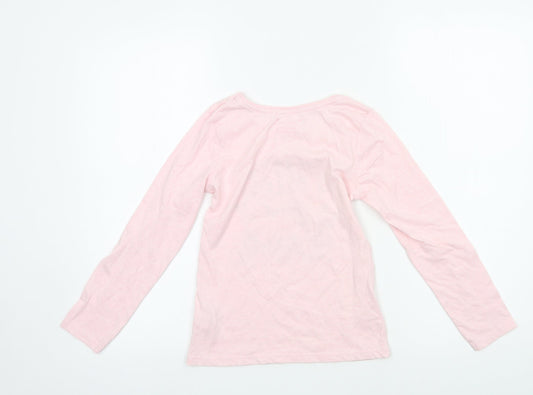 Primark Girls Pink  Jersey Basic T-Shirt Size 8-9 Years  - Follow yours Dreams