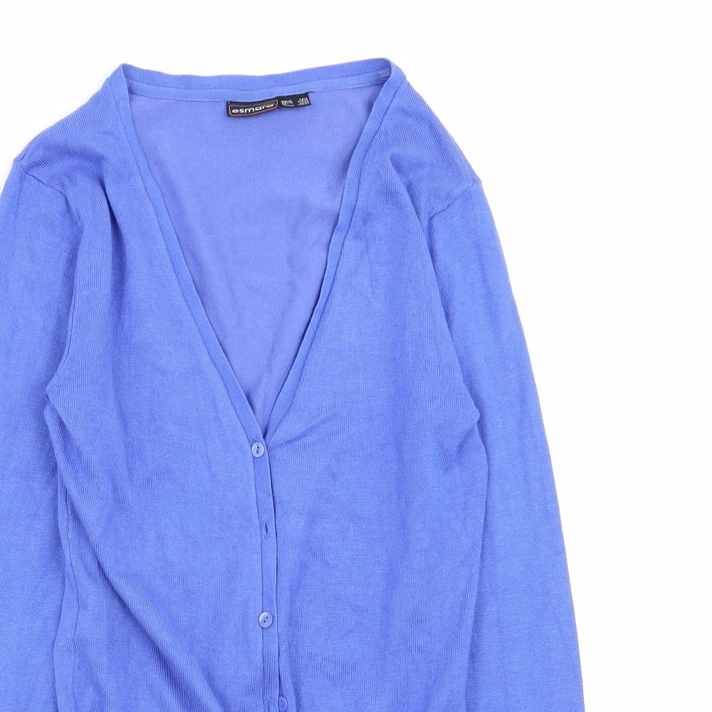 ESMARA Womens Blue   Cardigan Jumper Size 10