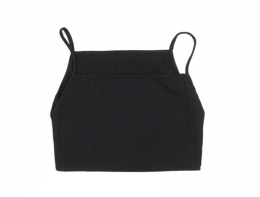 Boohoo Womens Black   Camisole Tank Size 10  - crop top
