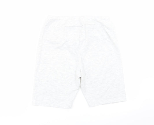 MICKEY AND FRIENDS Womens Grey   Cut-Off Shorts Size 12 - Stretch waistband