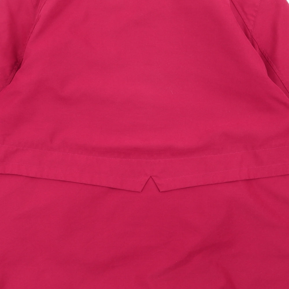 M&S Womens Red   Jacket Coat Size 12