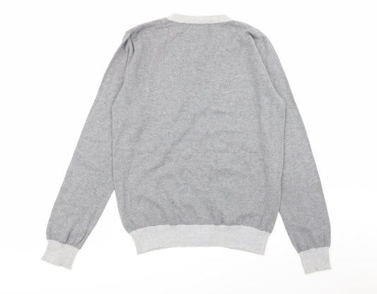 Cedar Wood State Mens Grey   Cardigan Jumper Size S