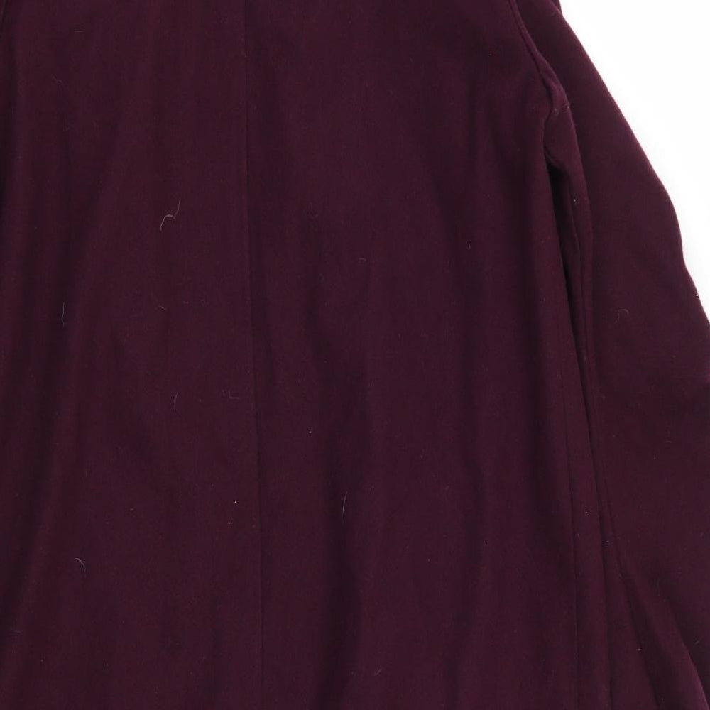 Primark Womens Purple   Overcoat Coat Size 10