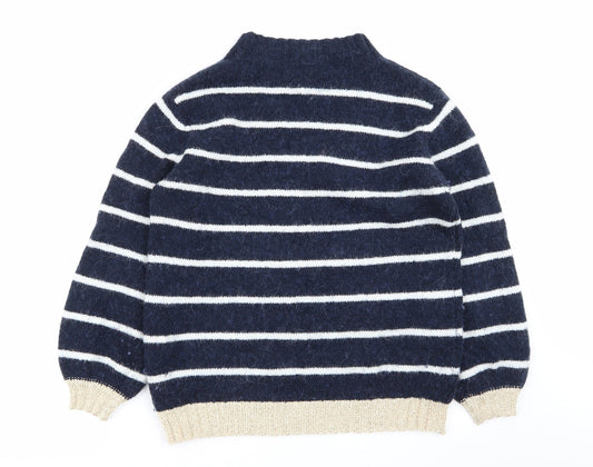 NEXT Womens Multicoloured Striped  Pullover Jumper Size M