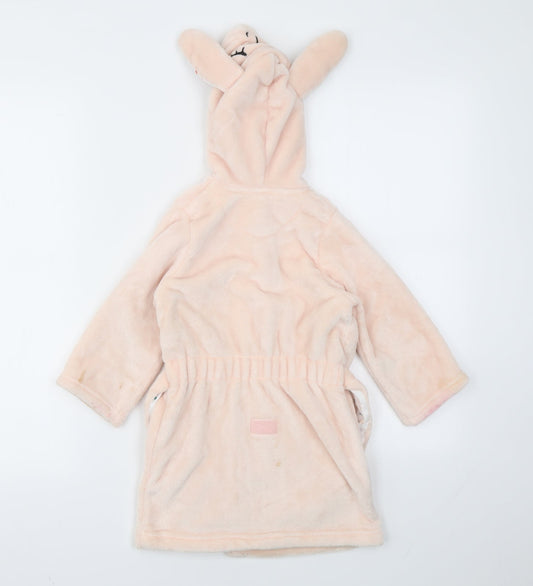 M&S Girls Pink Animal Print  Top Gown Size 2 Years