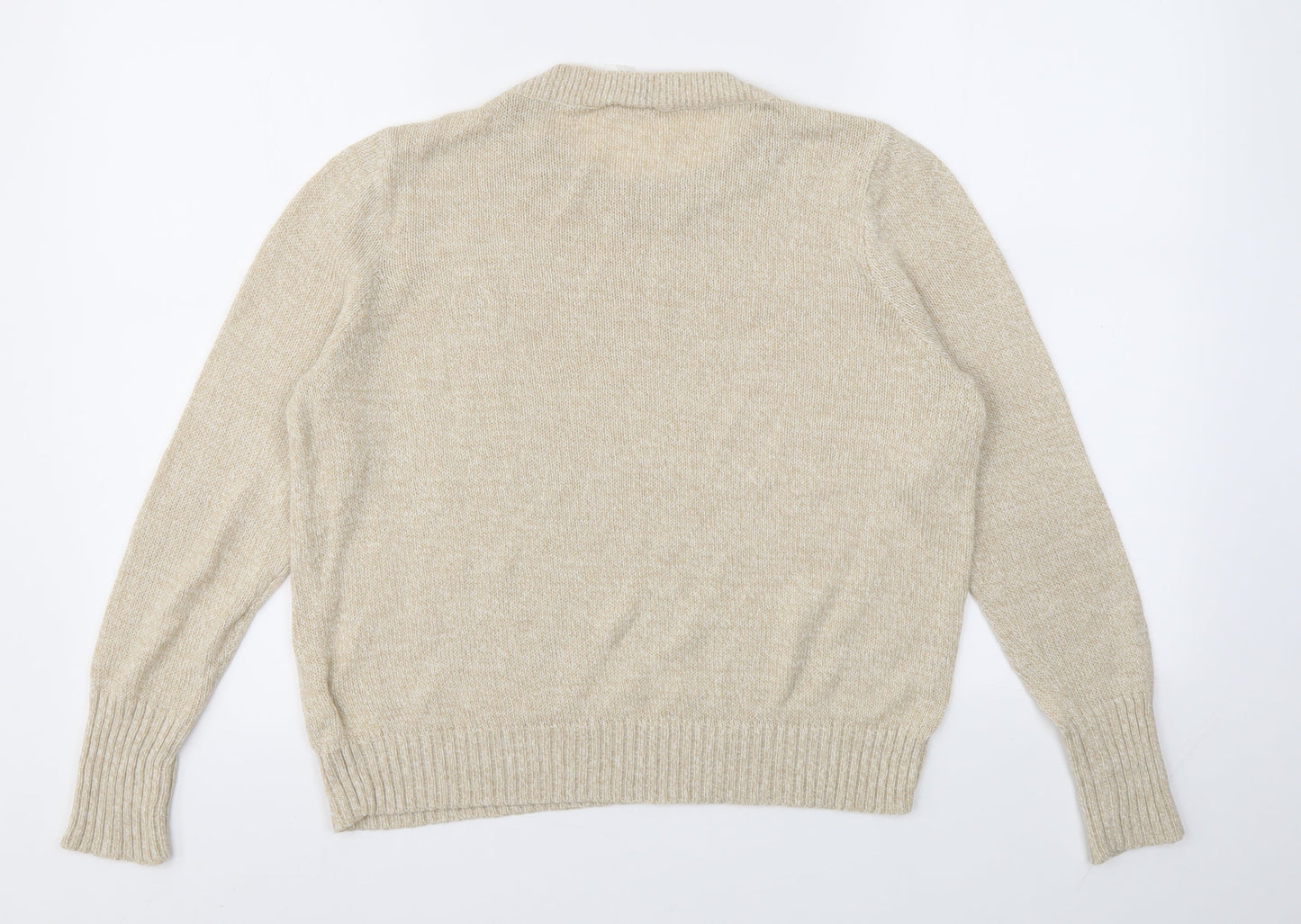 H&M Womens Beige   Pullover Jumper Size M