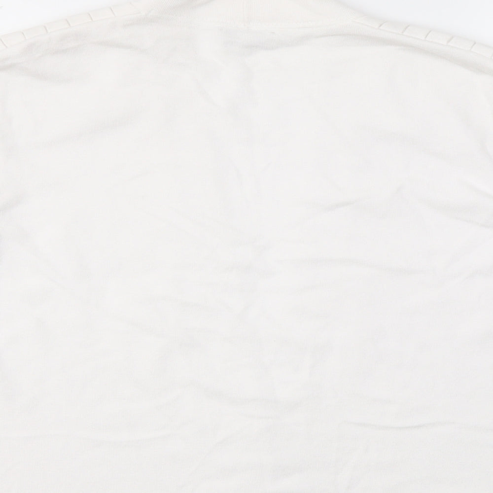 CC Womens White   Pullover Jumper Size XL