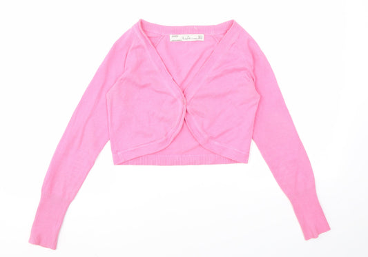 Preworn Womens Pink   Cardigan Jumper Size M