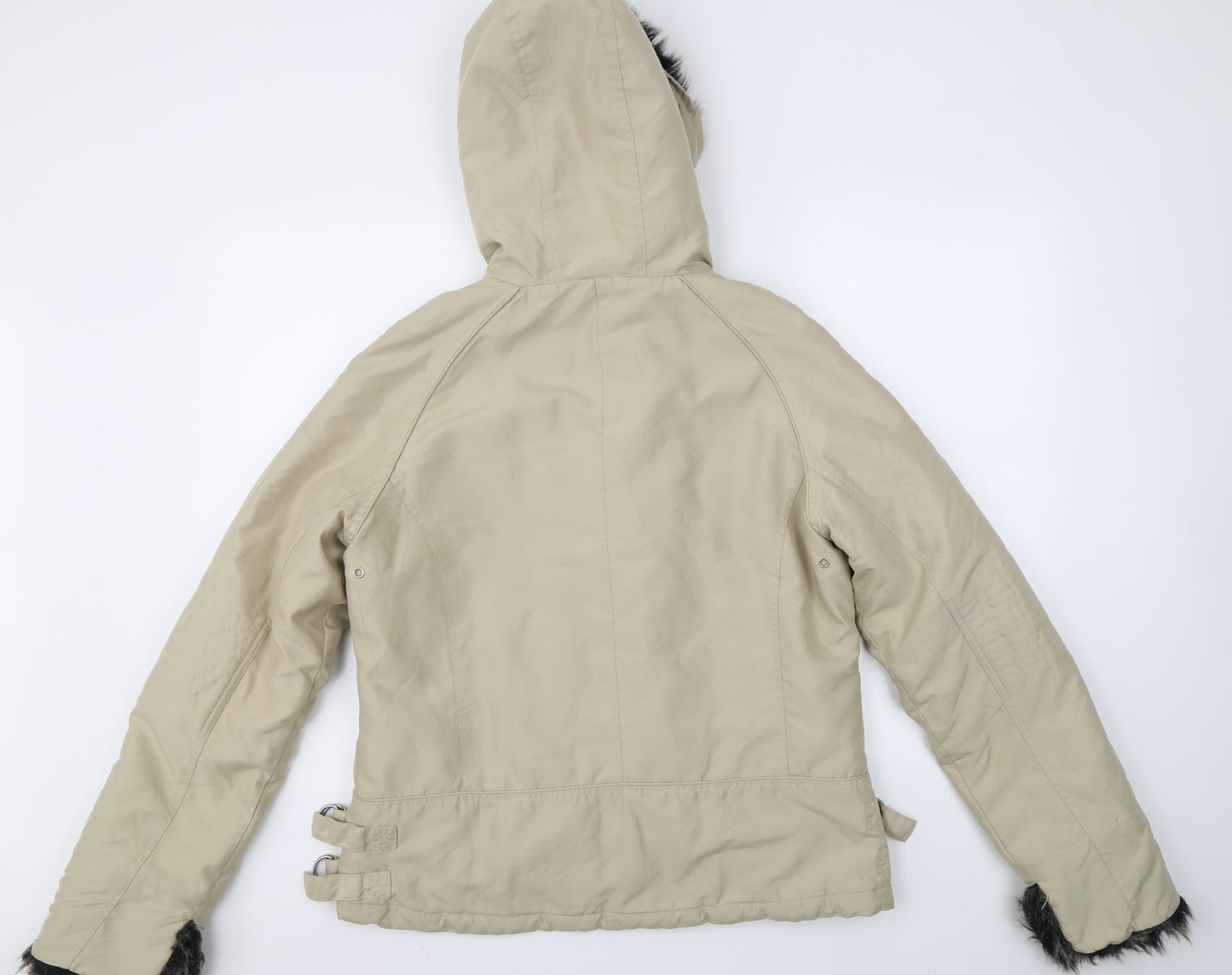 PREWORN  Womens Beige   Jacket Coat Size 14