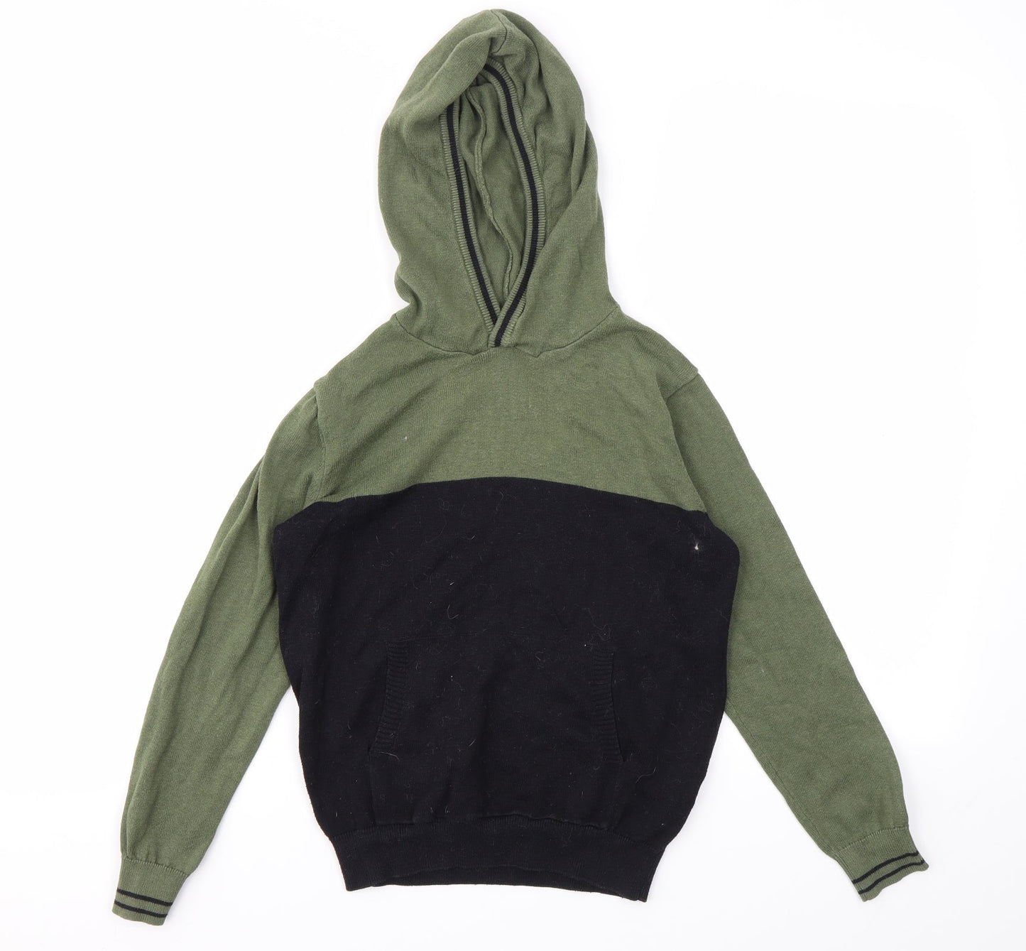 Matalan Boys Ivory   Pullover Hoodie Size 10 Years