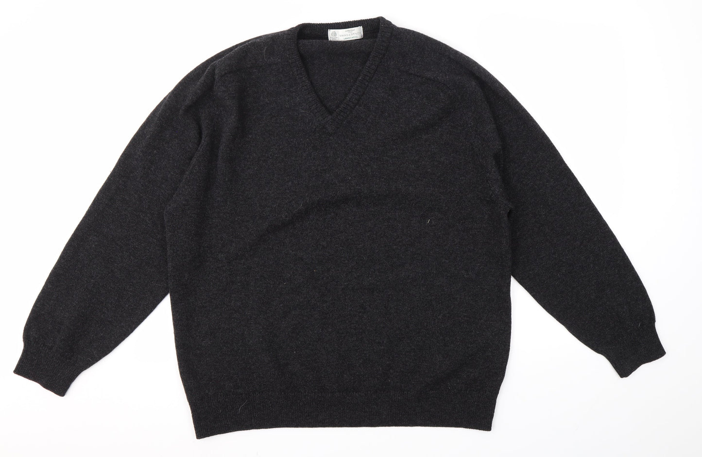 M&S Mens Black   Pullover Sweatshirt Size L