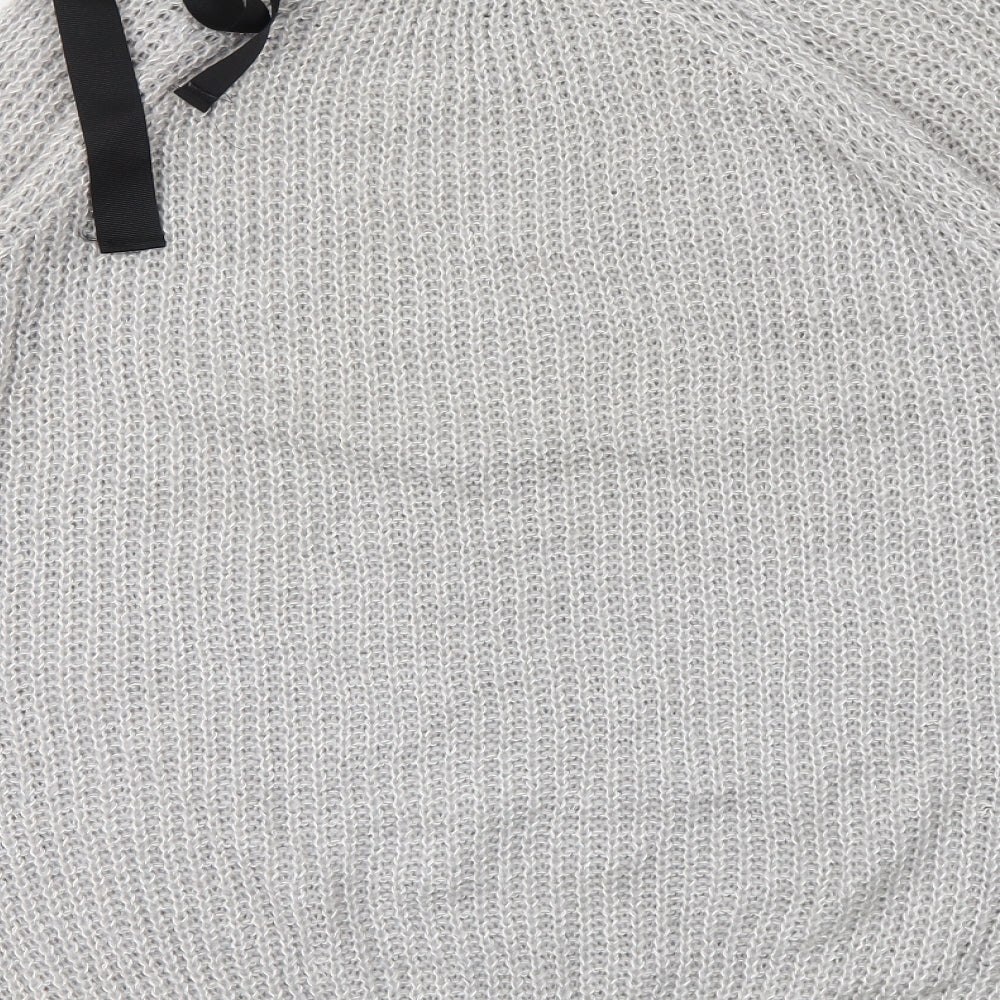 NEXT Womens Grey Houndstooth  Pullover Jumper Size 8