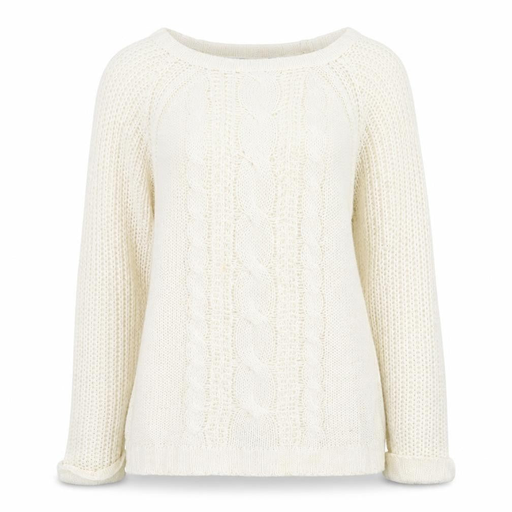 Peacocks Womens White   Pullover Jumper Size 8
