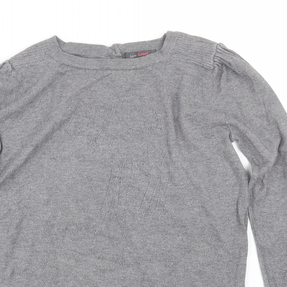 Love Label Womens Grey   Pullover Jumper Size 14