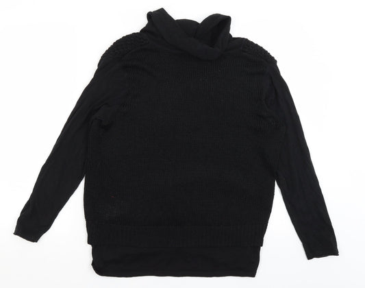 Brandette Womens Black   Pullover Jumper Size L