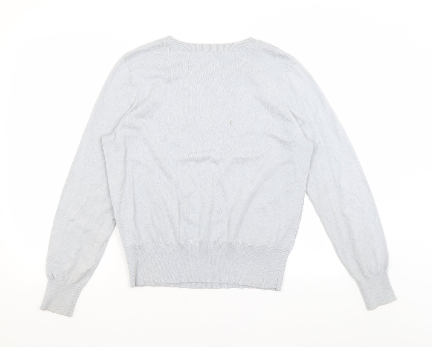 Oasis Womens Blue   Pullover Jumper Size L