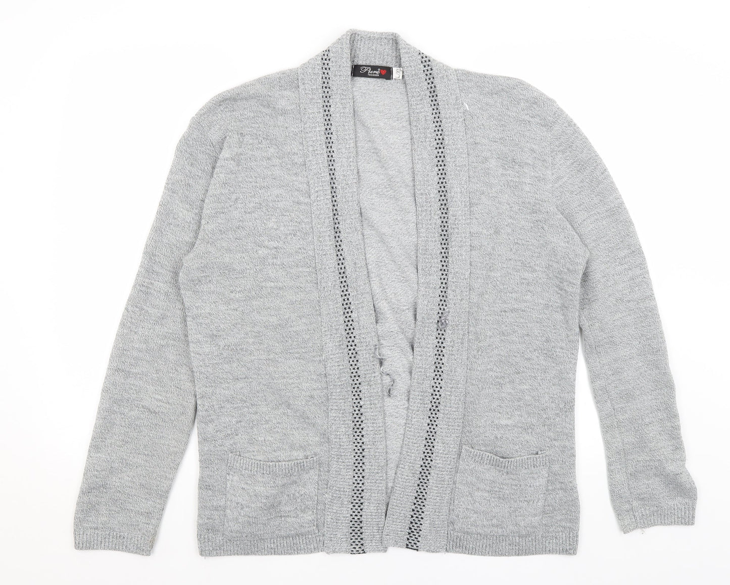 Pure Fashion Womens Grey   Shrug Jumper Size L