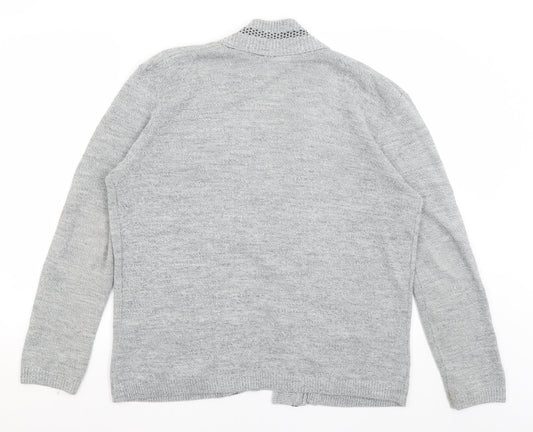 Pure Fashion Womens Grey   Shrug Jumper Size L