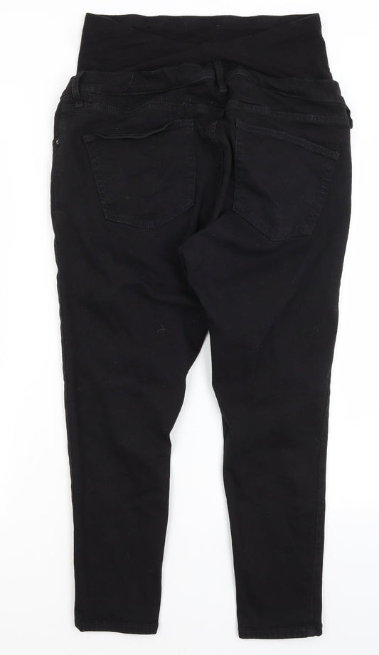 Topshop Womens Black   Cropped Jeans Size 34 in L23 in