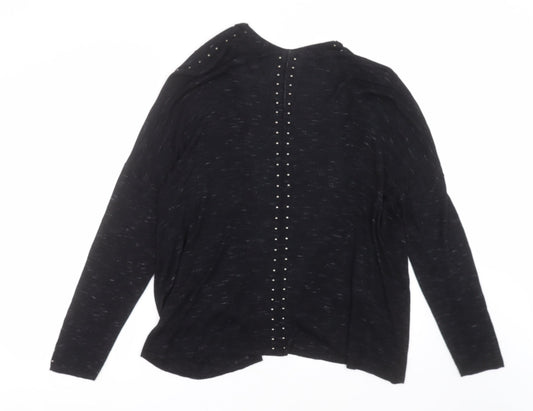 Marks and Spencer Womens Black   Cardigan Jumper Size 16