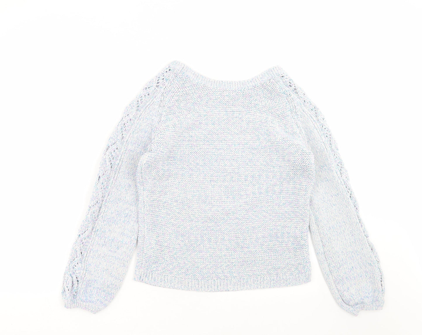 Marks and Spencer Womens Blue  Knit Pullover Jumper Size 12