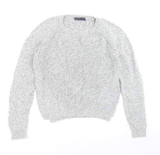 Marks and Spencer Womens Grey  Knit Pullover Jumper Size 12