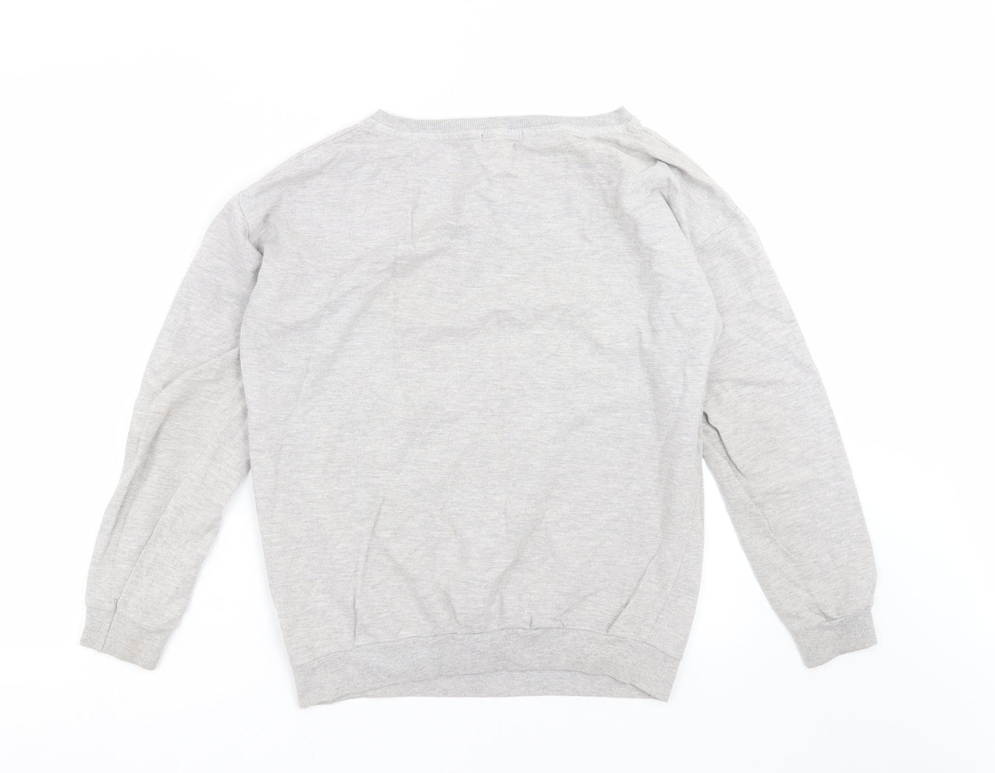 Lustre Womens Grey   Pullover Sweatshirt Size 12  - new york