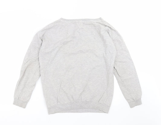 Lustre Womens Grey   Pullover Sweatshirt Size 12  - new york