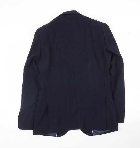 M&S Mens Blue   Jacket Suit Jacket Size 38