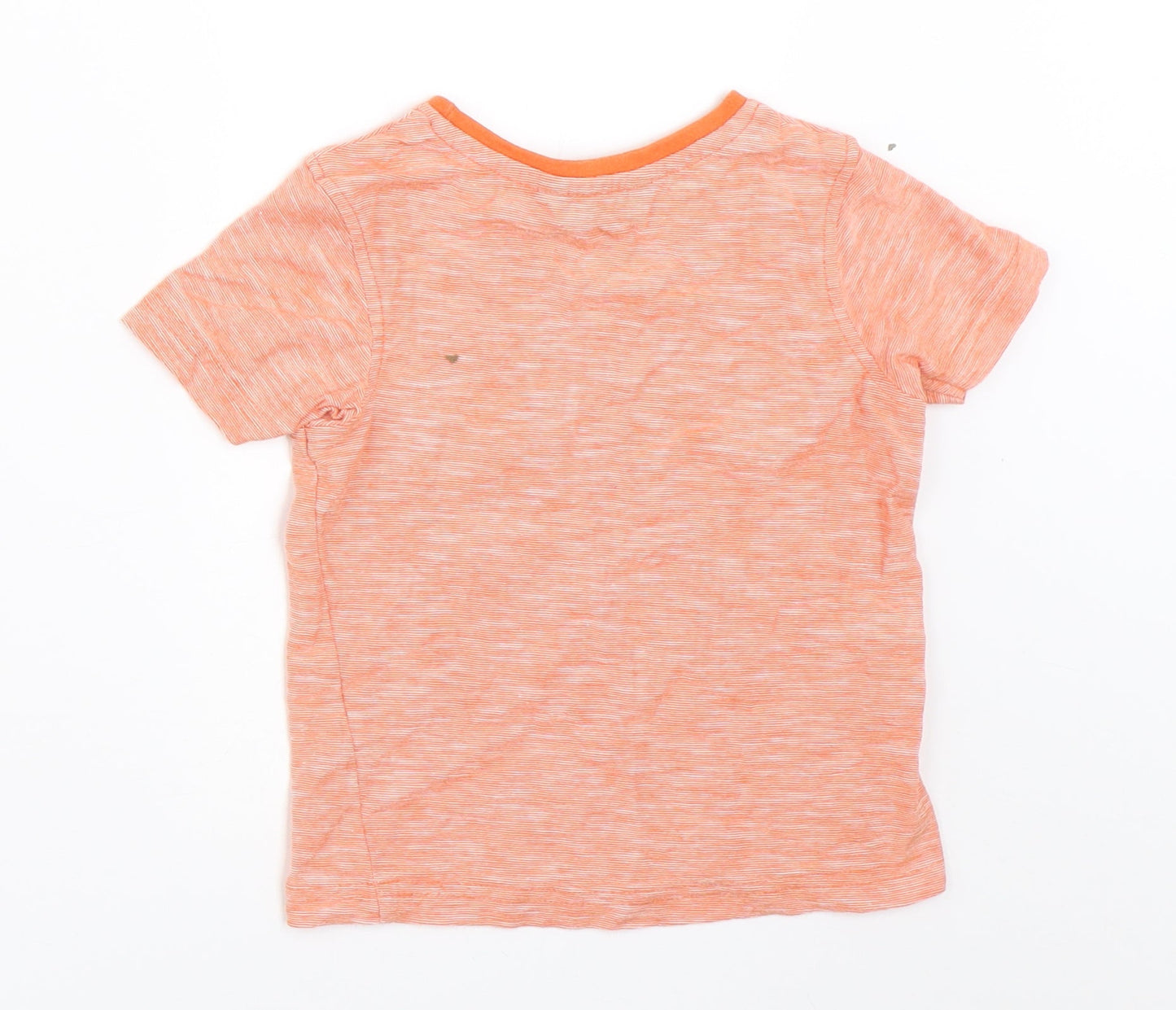 George Boys Orange   Basic T-Shirt Size 12-18 Months