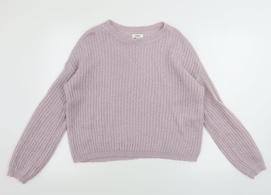 Jaqueline de Yong  Womens Pink   Pullover Jumper Size S