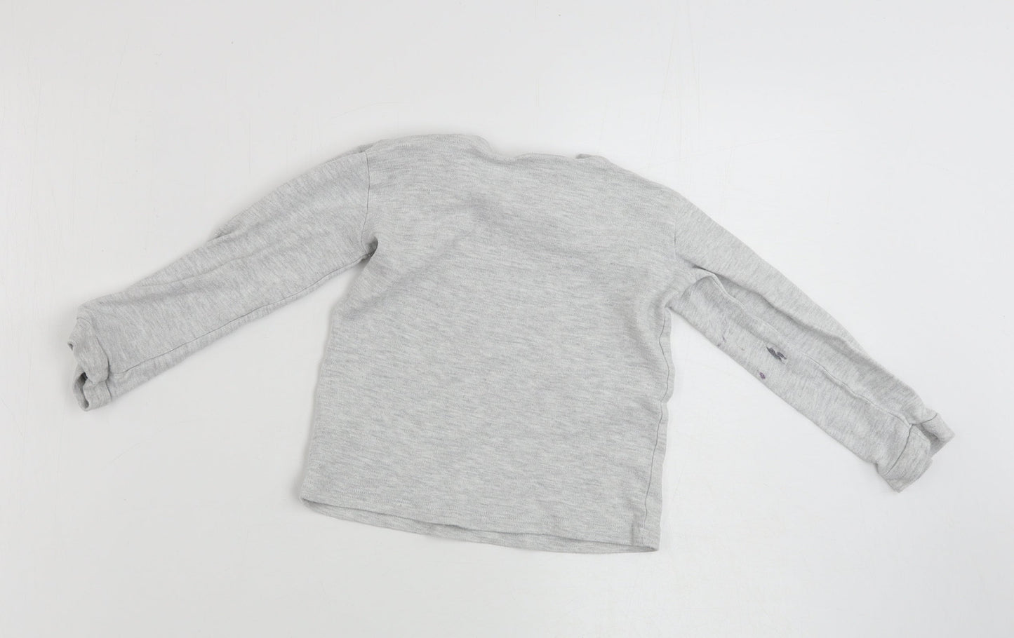 George  Boys Grey   Basic T-Shirt Size 2-3 Years  - dsiney