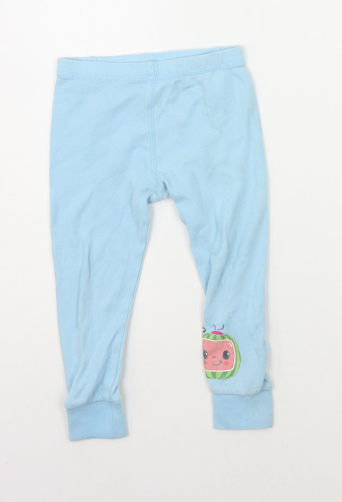 George Girls Blue Solid  Top Pyjama Pants Size 2-3 Years