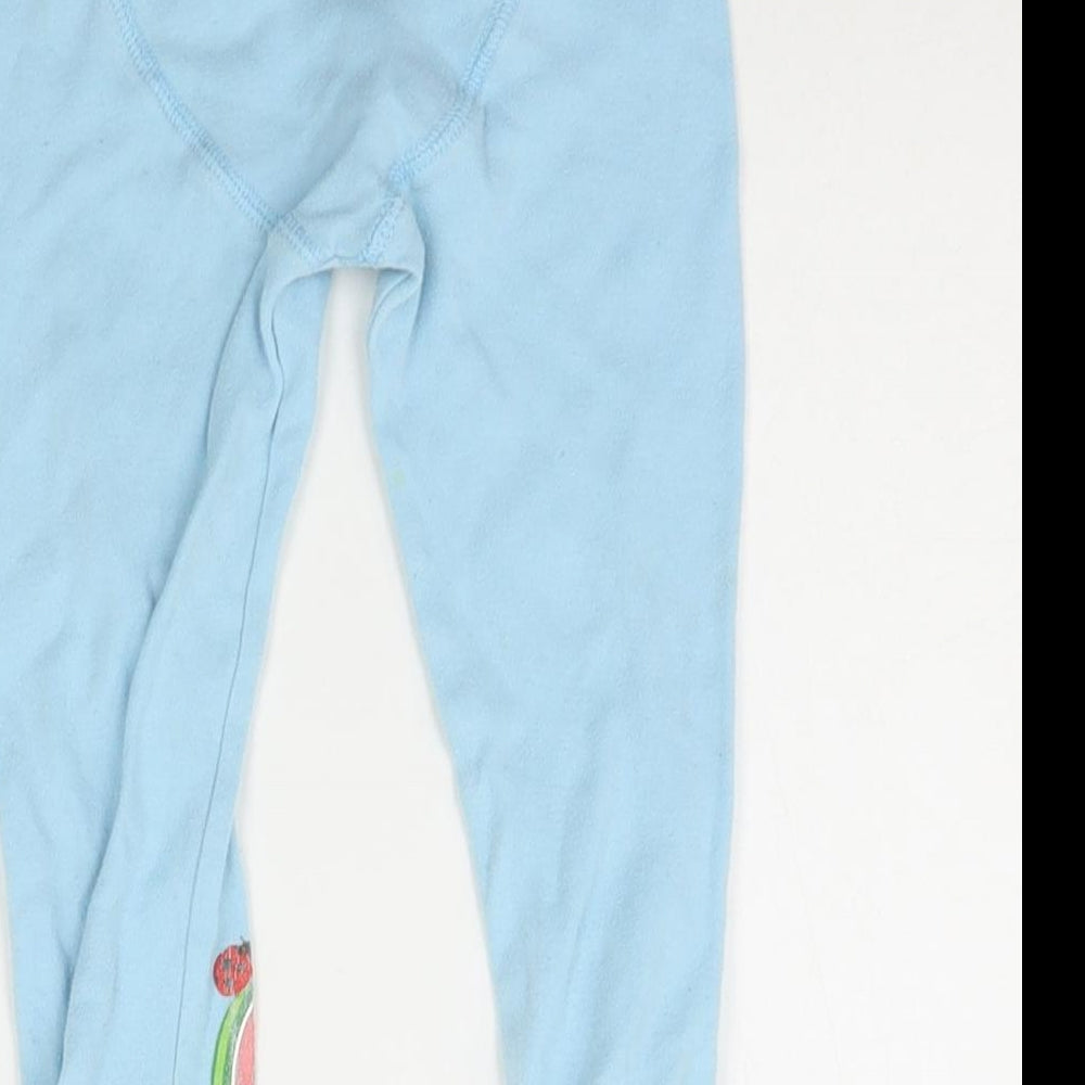 George Girls Blue Solid  Top Pyjama Pants Size 2-3 Years