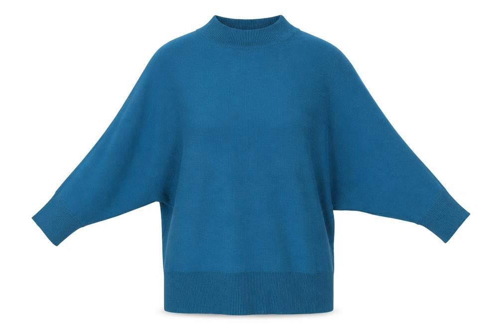 Cotton Traders Womens Blue   Pullover Jumper Size 10