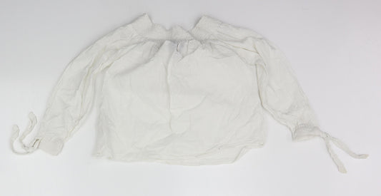 New Look Womens White   Basic T-Shirt Size 10