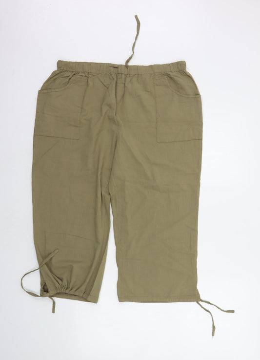 Preworn Womens Green   Trousers  Size 3XL L20 in